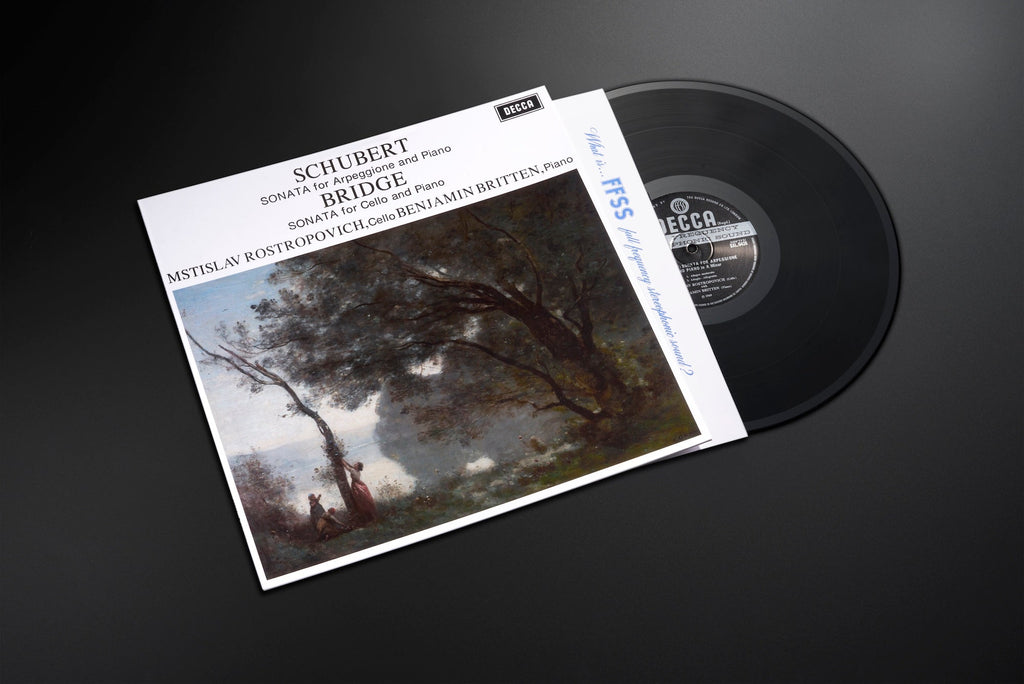 ERC108 Schubert / Bridge Schubert SONATA for Cello and Piano Played by Mstislav Rostropovich and Benjamin Britten