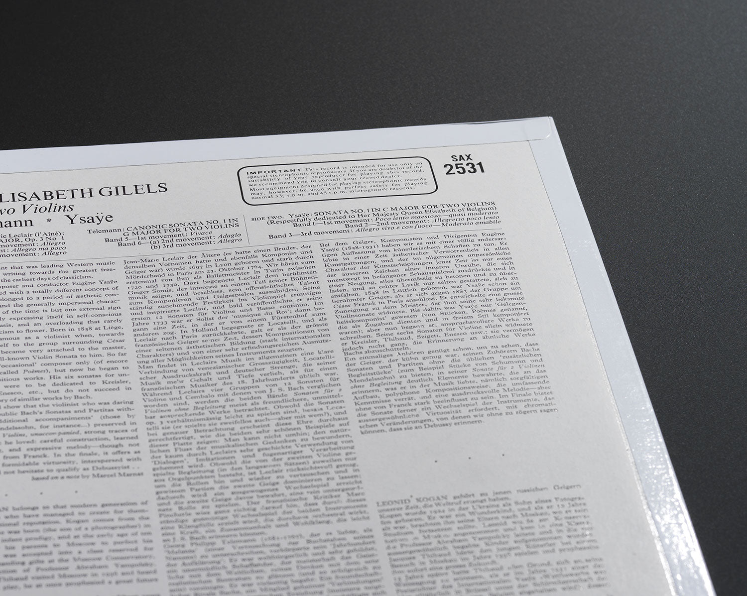 Sonatas for Two Violins