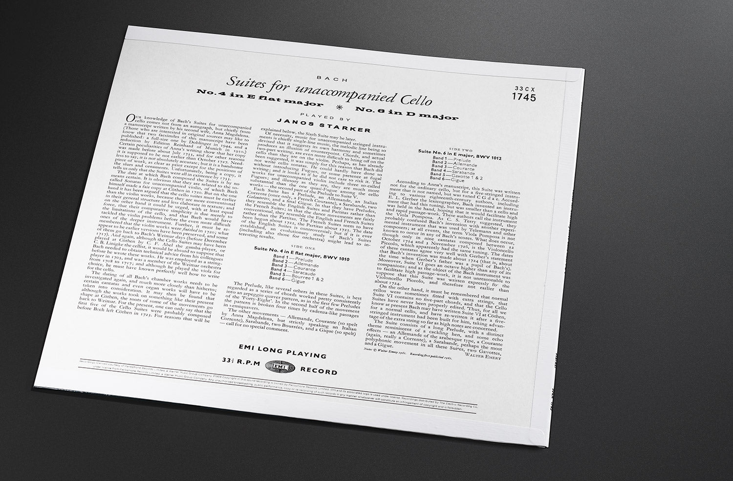 Suites for Unaccompanied Cello