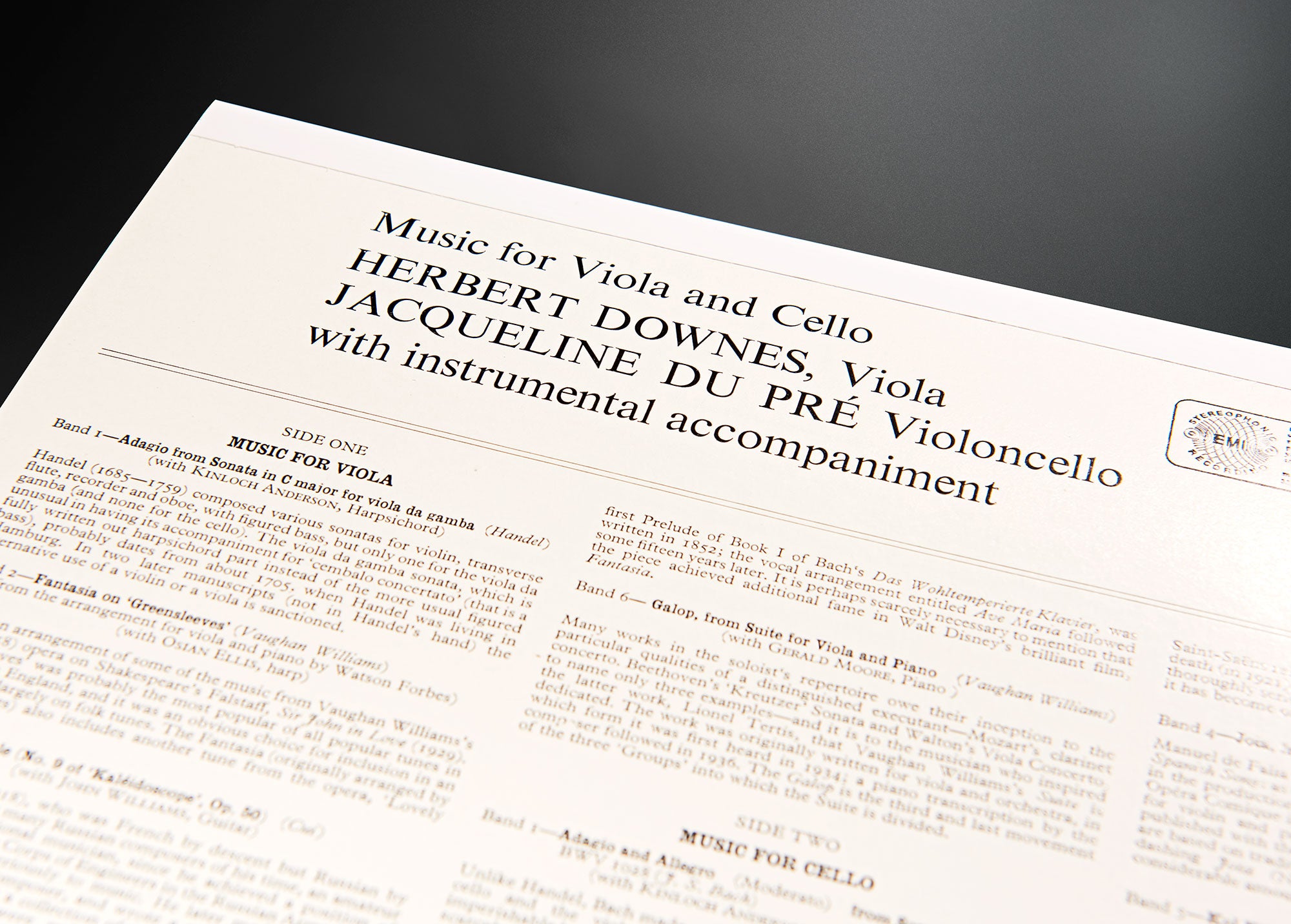 Music for Viola & Cello