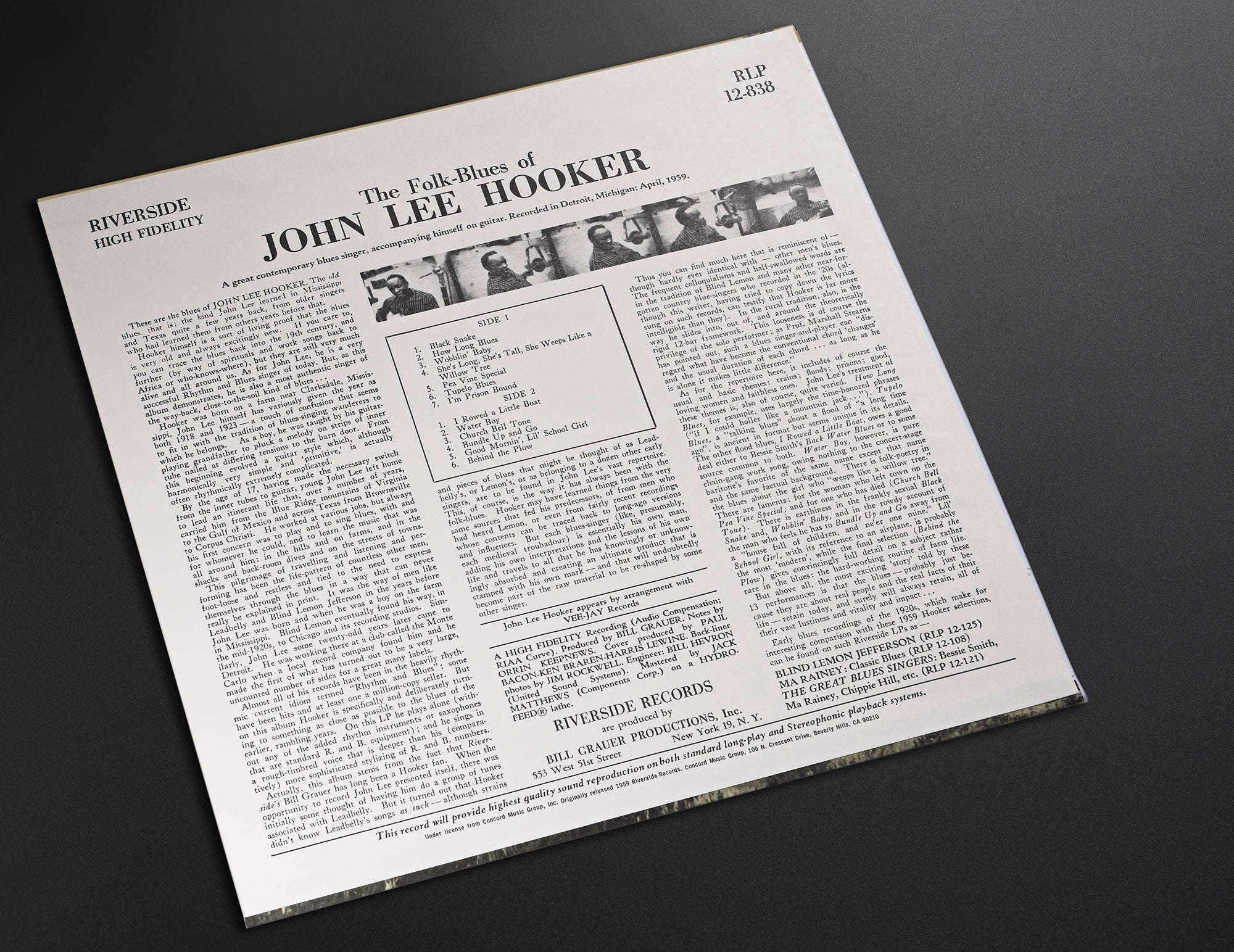 The Country Blues Of John Lee Hooker