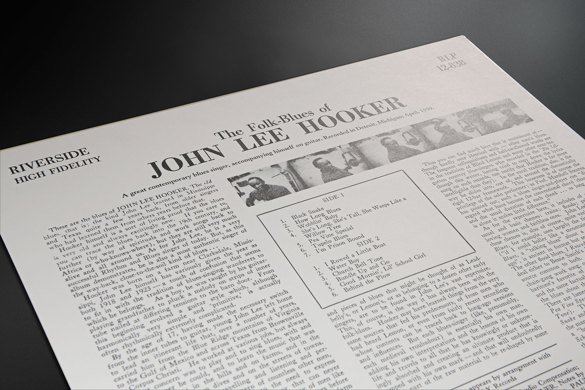 The Country Blues Of John Lee Hooker