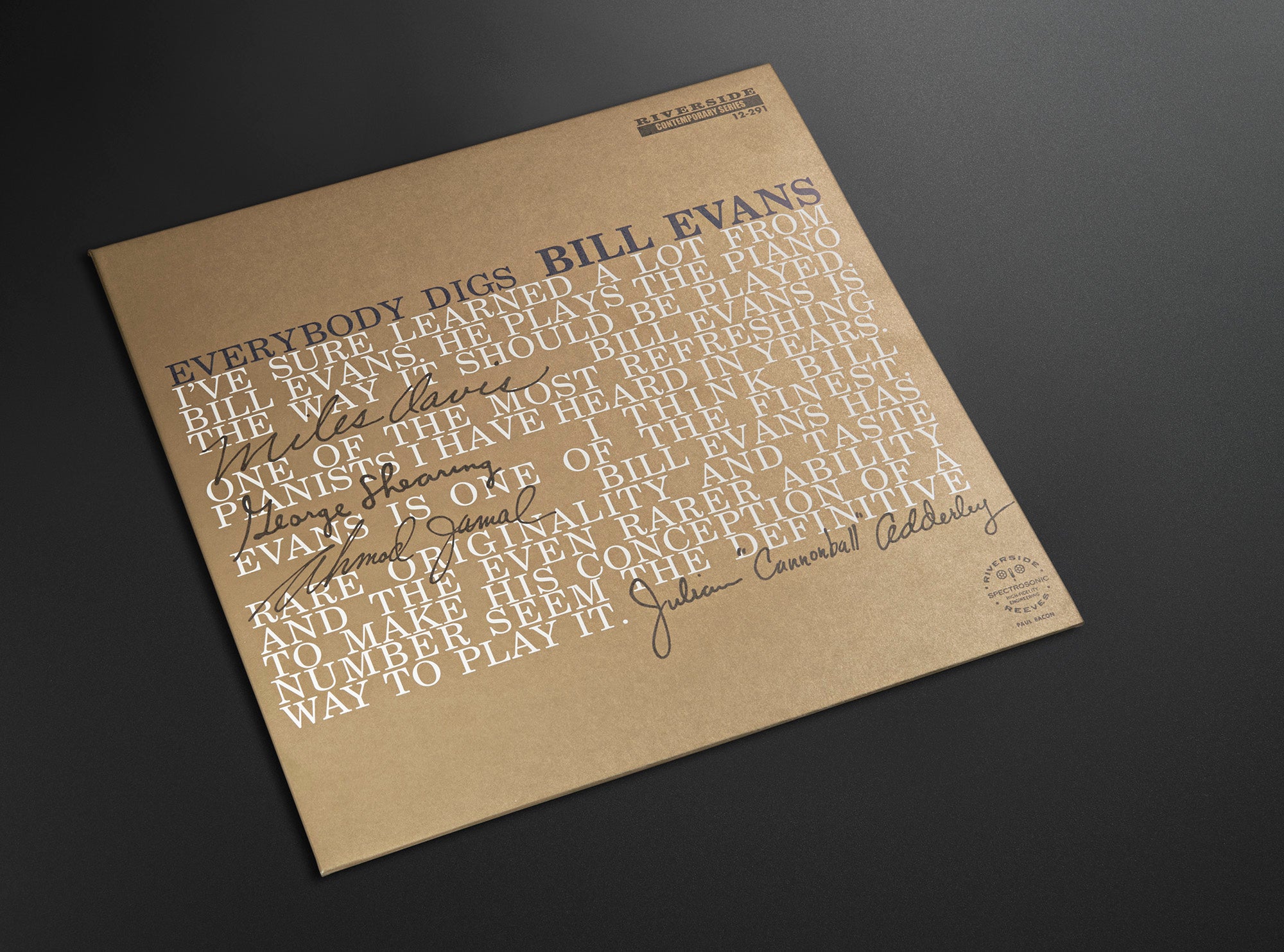 Everybody Digs Bill Evans (True Mono)