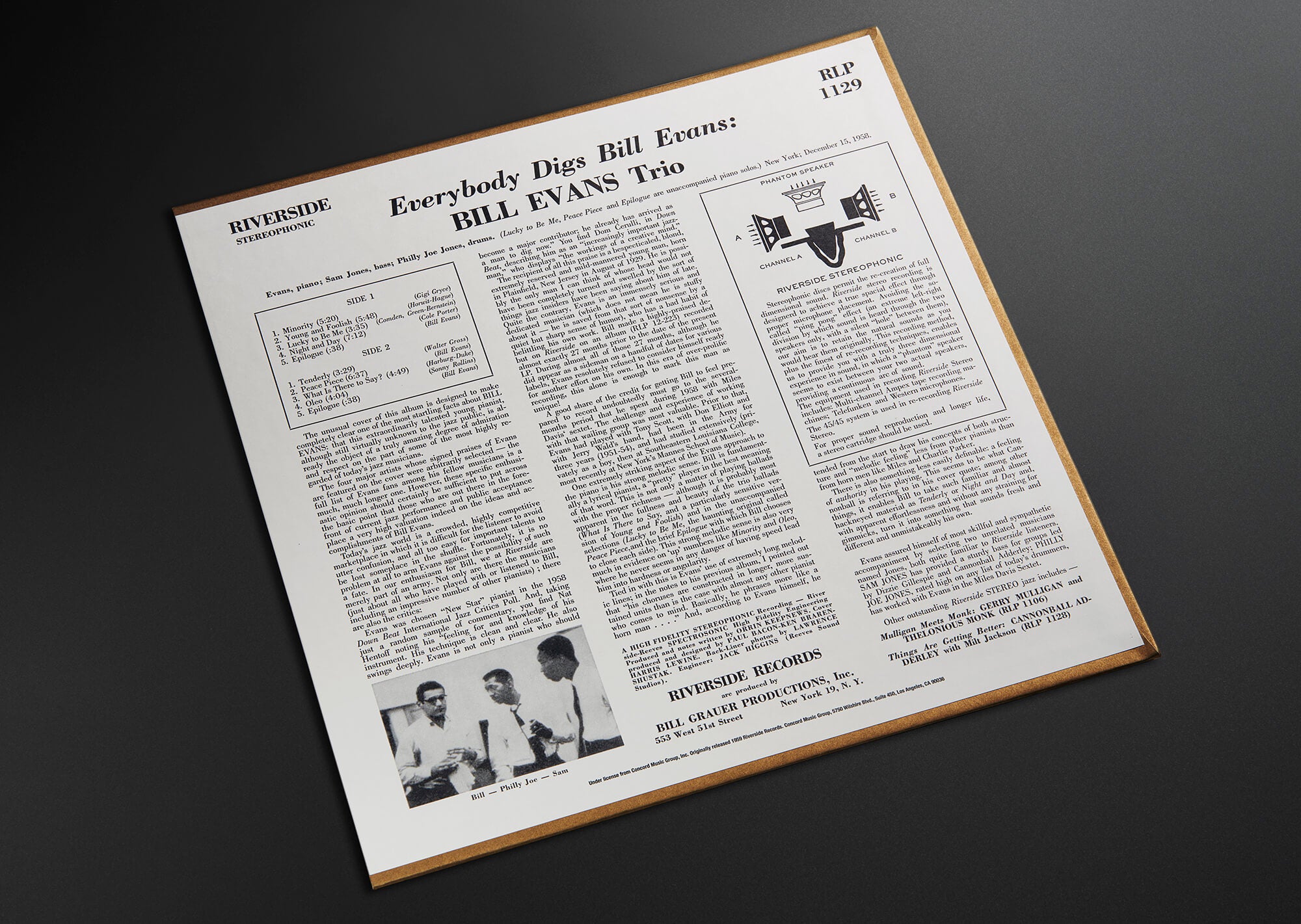 Everybody Digs Bill Evans (Stereo)