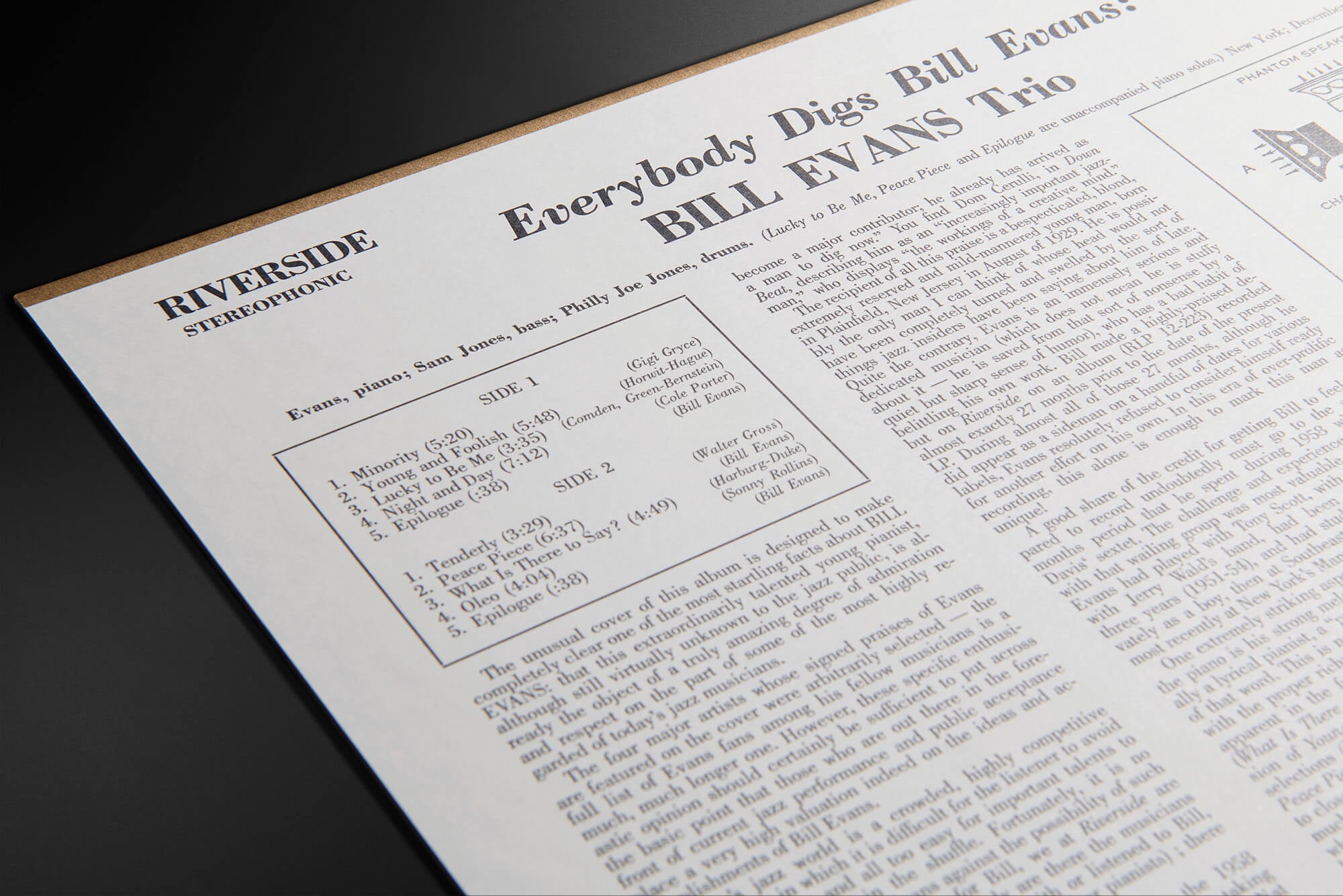 Everybody Digs Bill Evans (Stereo)