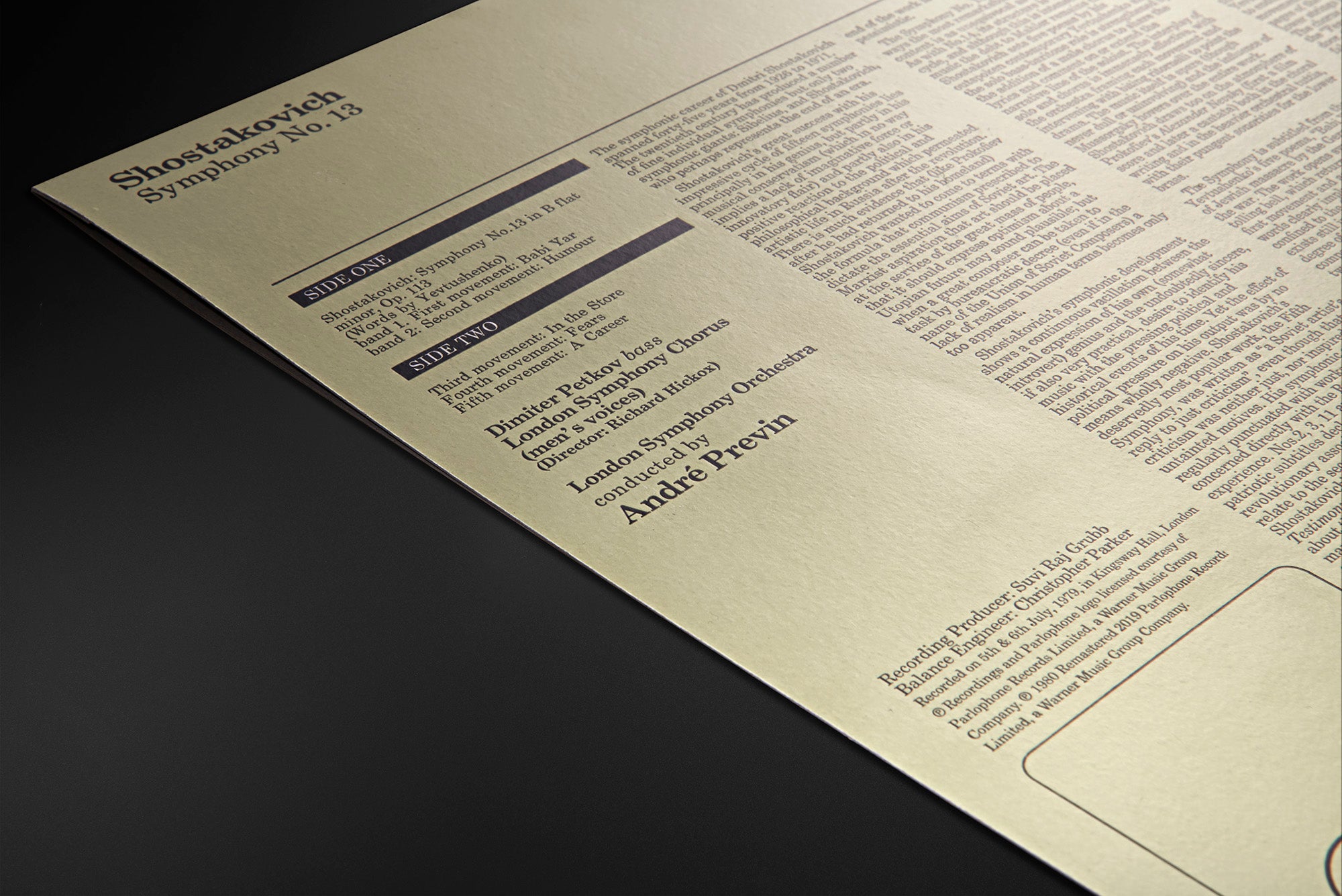 Symphony No.13 “Babi Yar”