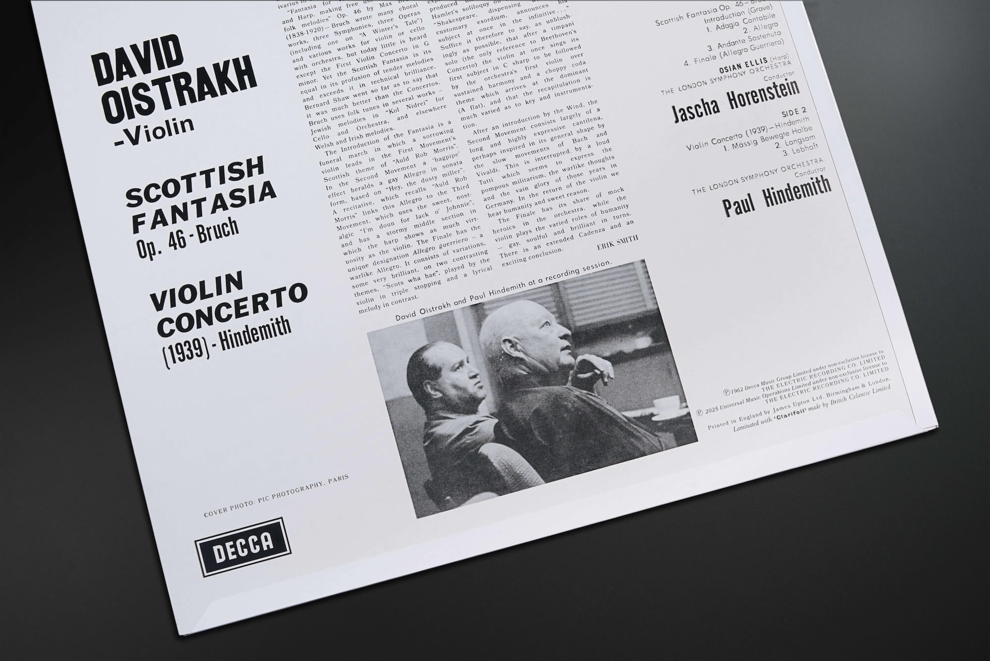 Scottish Fantasia / Violin Concerto