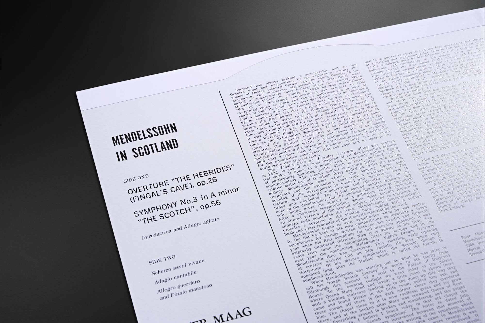 Mendelssohn In Scotland