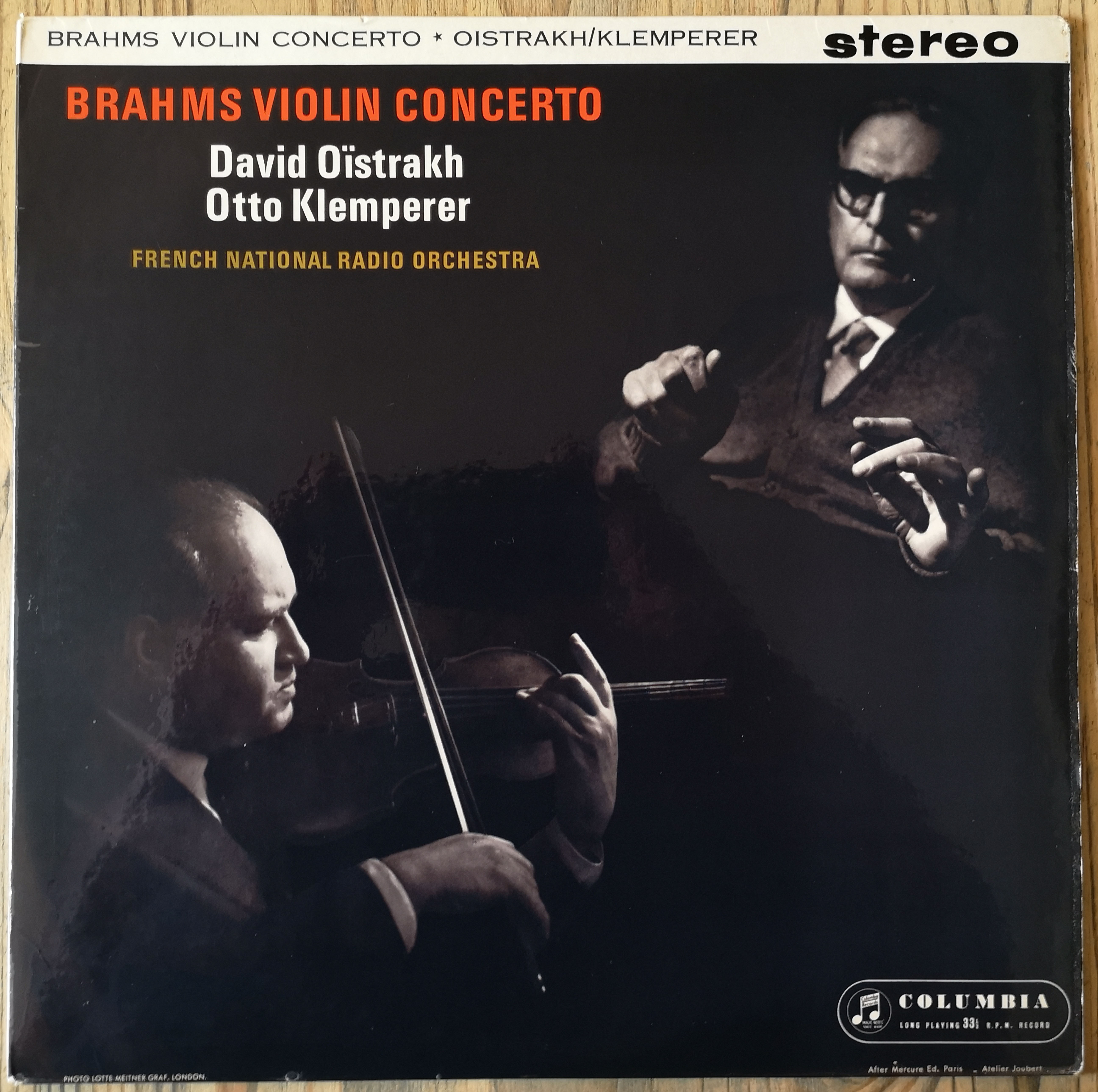ERC075 Brahms Violin Concerto Played by David Oistrakh and Conducted by Otto Klemperer
